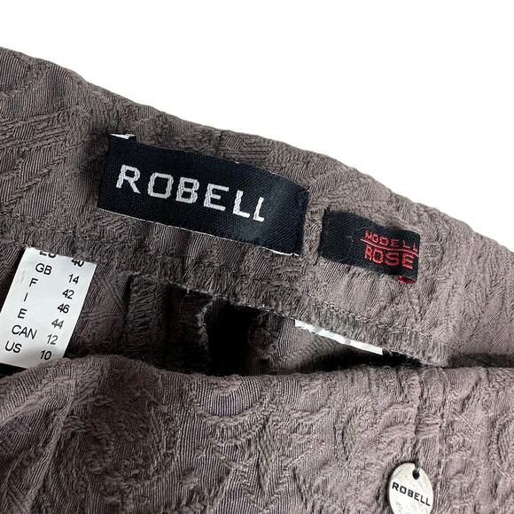 Robell Rose Embossed pull on skinny pants Size 10 - Picture 4 of 8